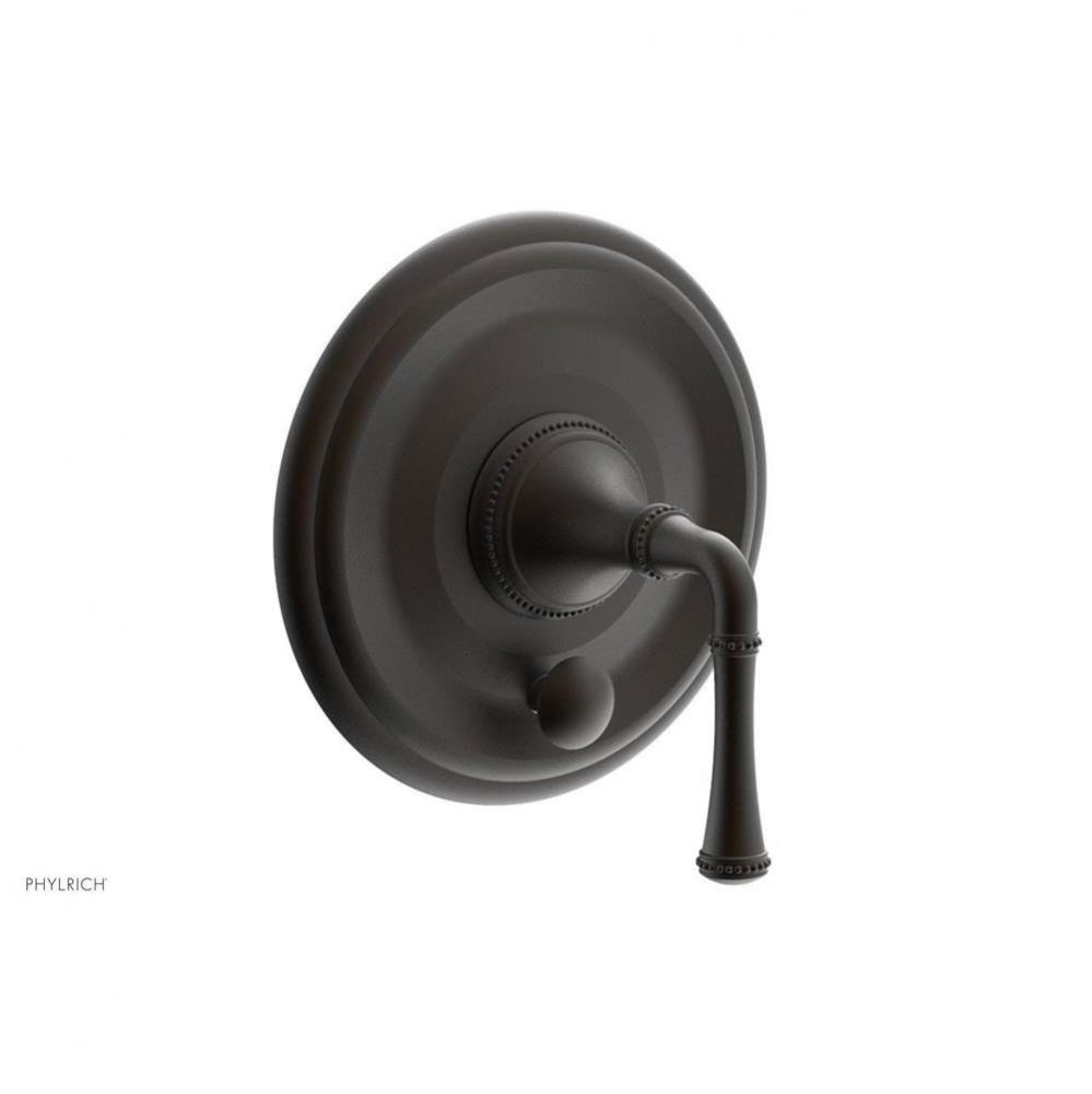BEADED Pressure Balance Shower Plate with Diverter and Handle Trim Set 4-129