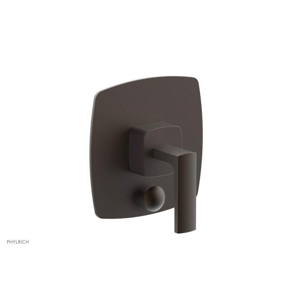 Pb  Radi  Shwr Plate W/Div, Lever Handle