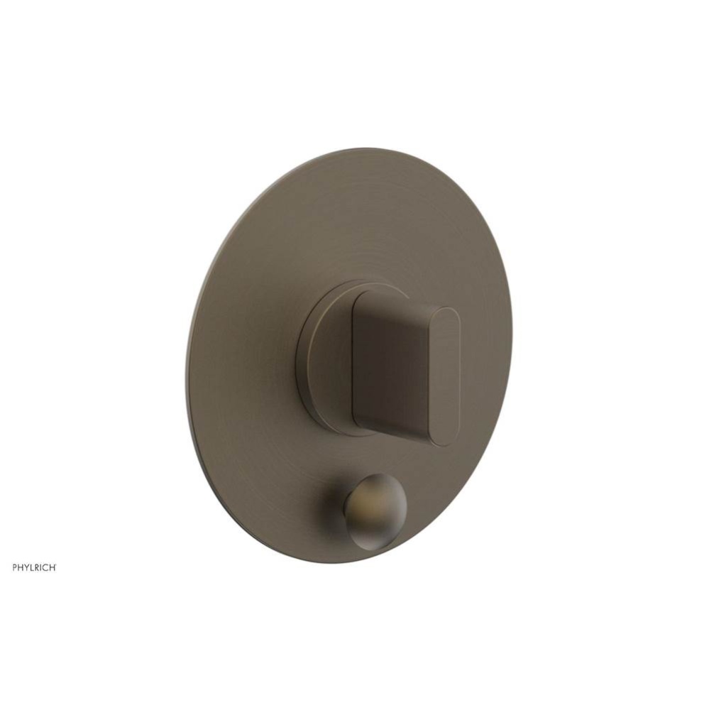 Pb Rond Shwr Plate W/Div, Blade Handle