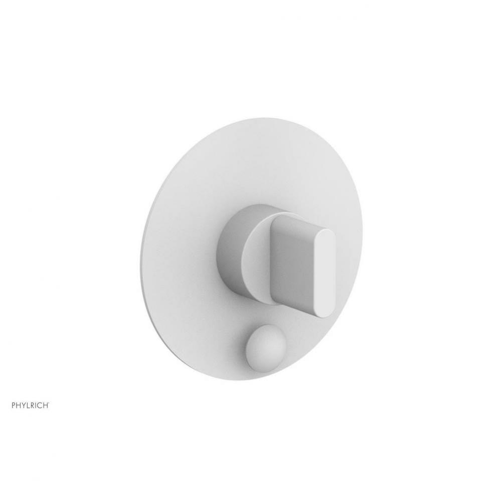 Pb  Rond  Shwr Plate W/Div, Blade Handle