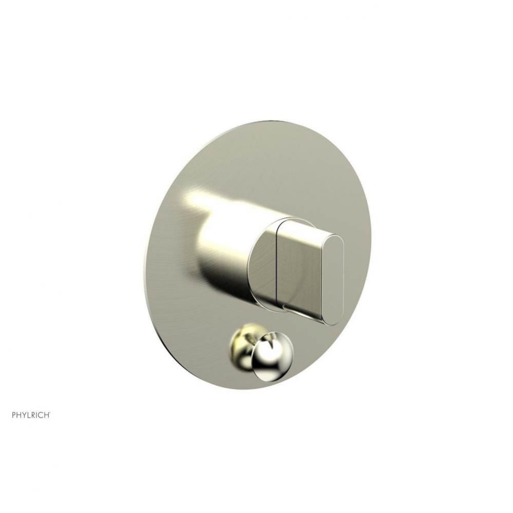 Pb  Rond  Shwr Plate W/Div, Blade Handle