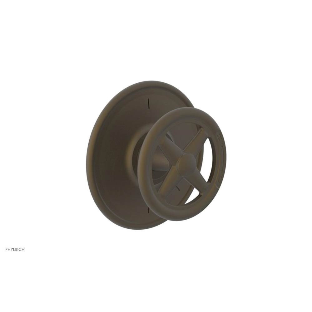 Pb Works Shwr Plate Trim, Cross Handle