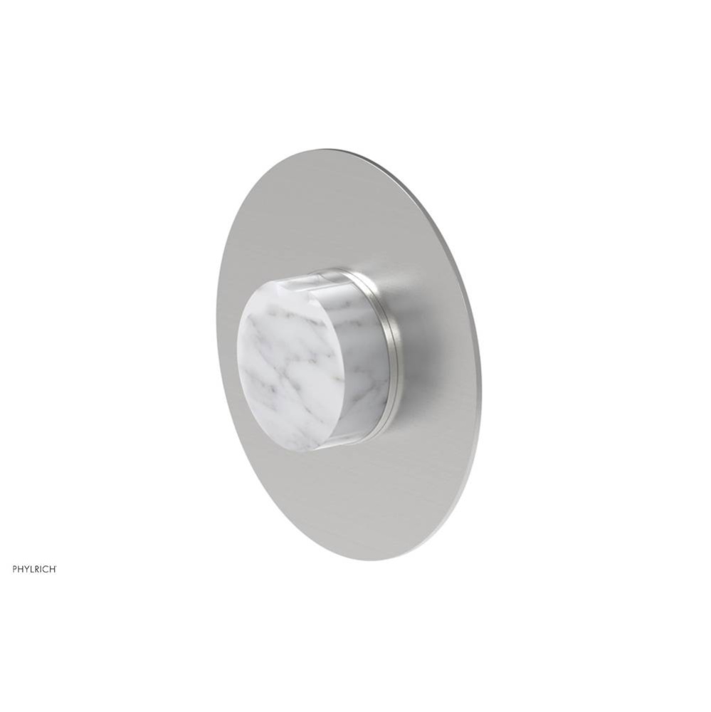 Sgl Hdl White Mrbl Trim Marbel Handle Circ