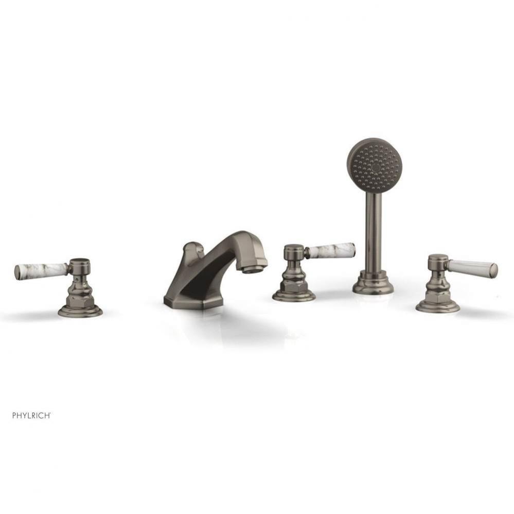 Deck Tub W/Hs To Mrbl Hdl