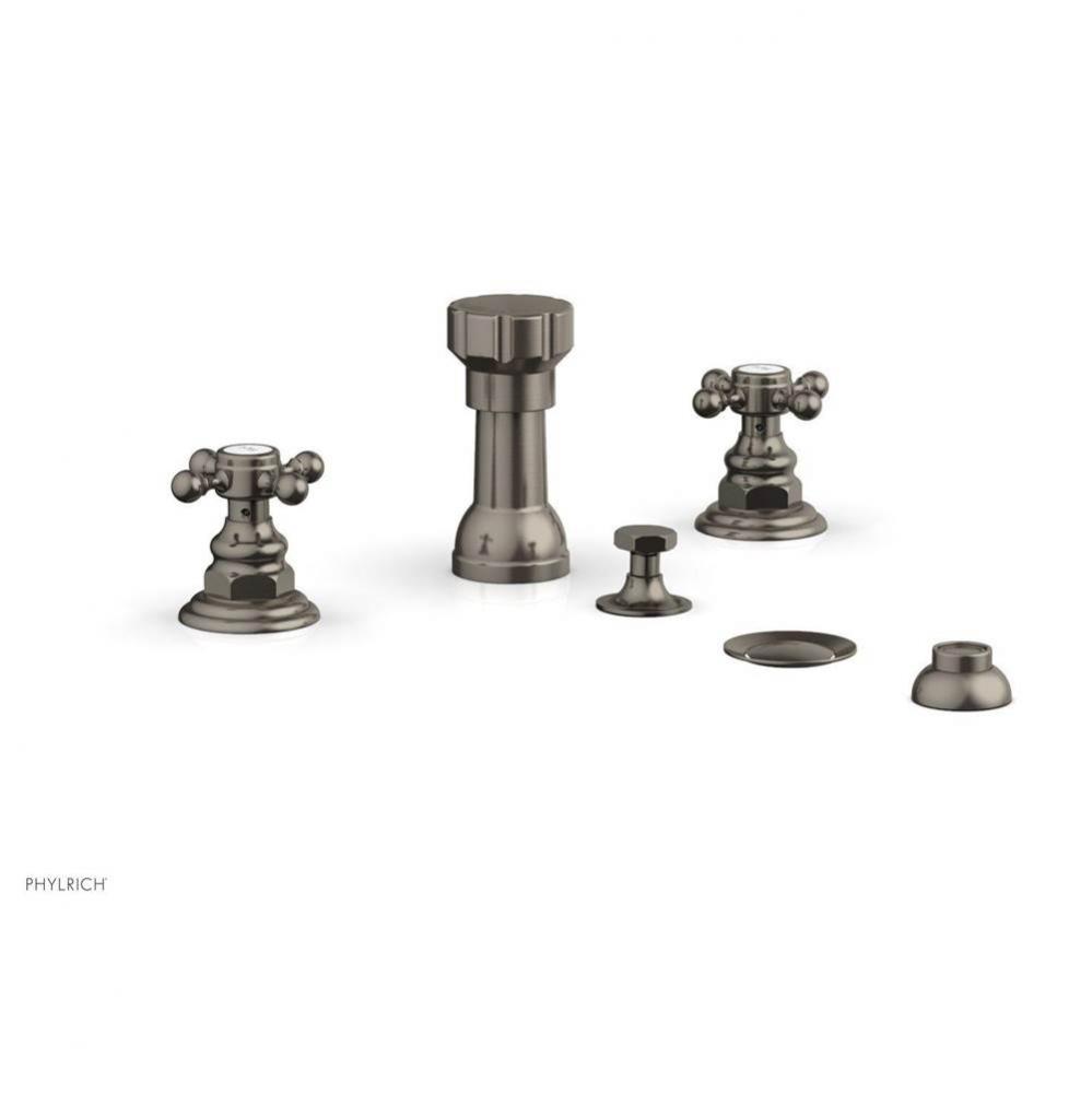 4 Hole Bidet, Cross Hdl