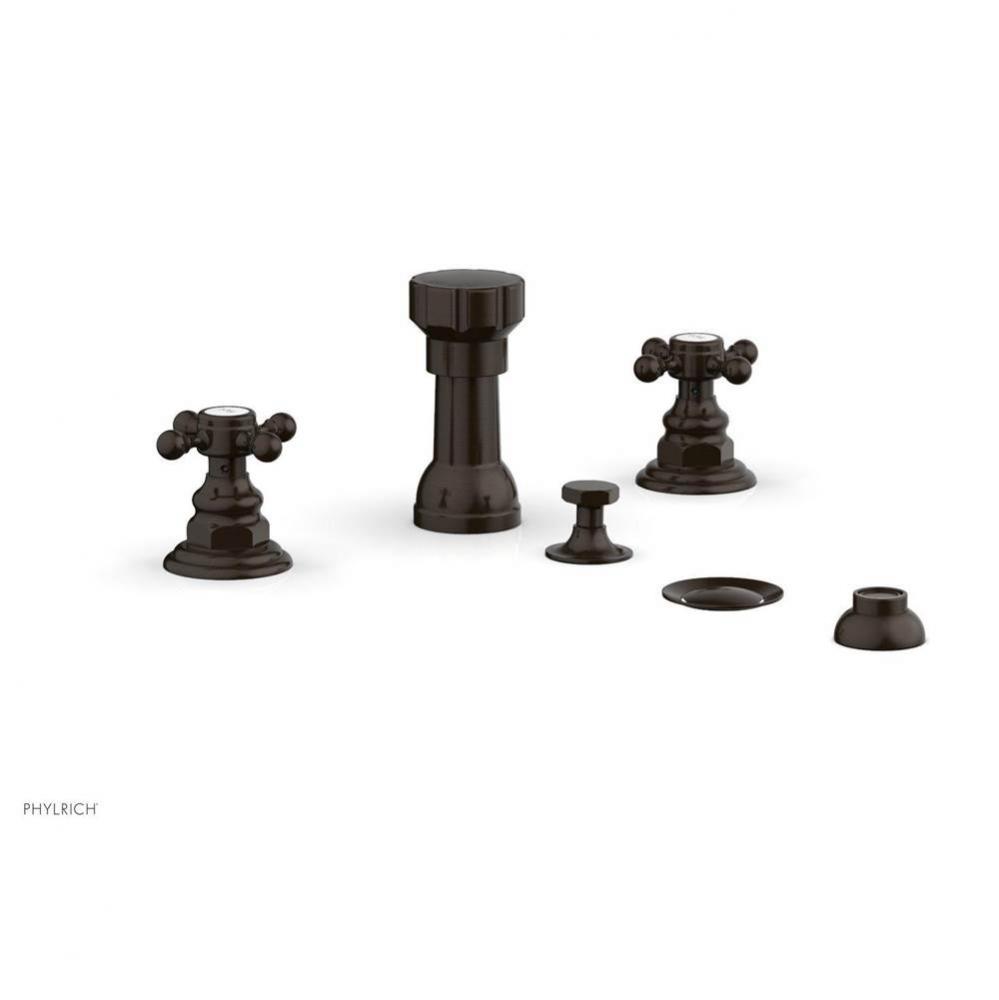 4 Hole Bidet, Cross Hdl