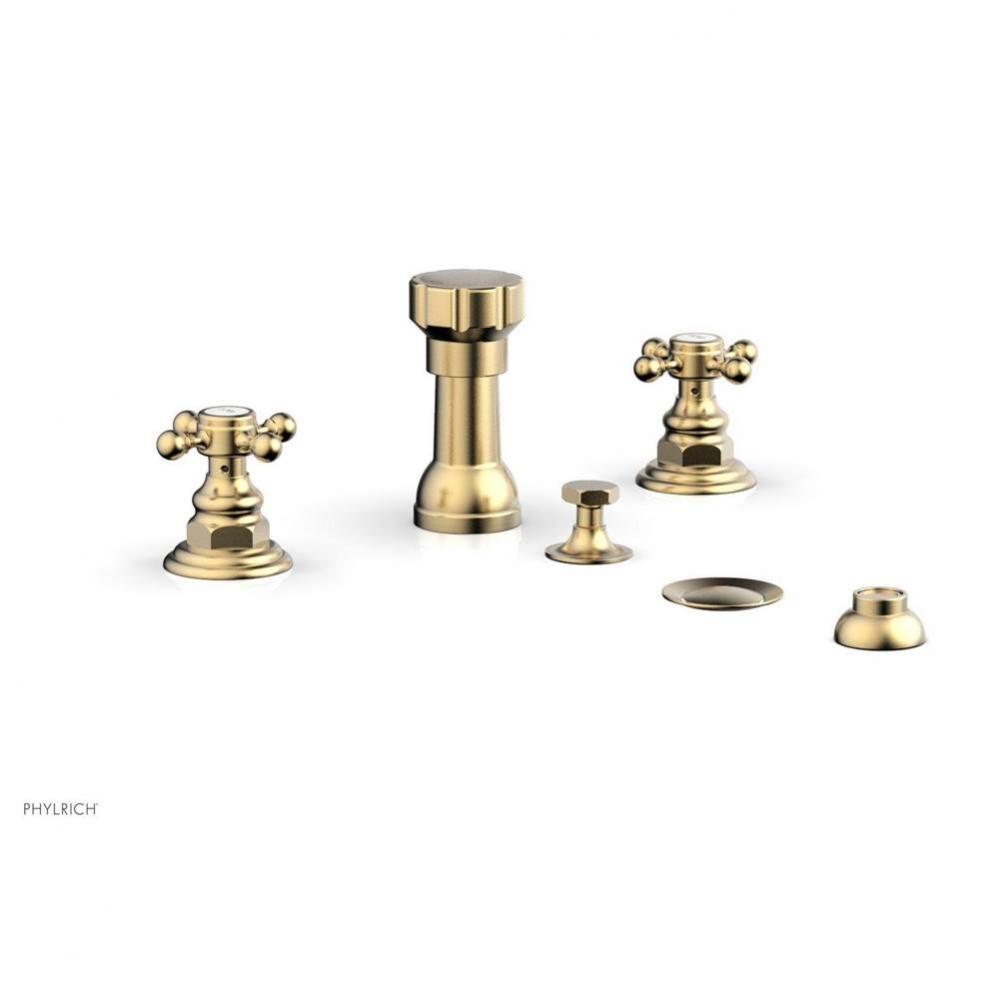 4 Hole Bidet, Cross Hdl