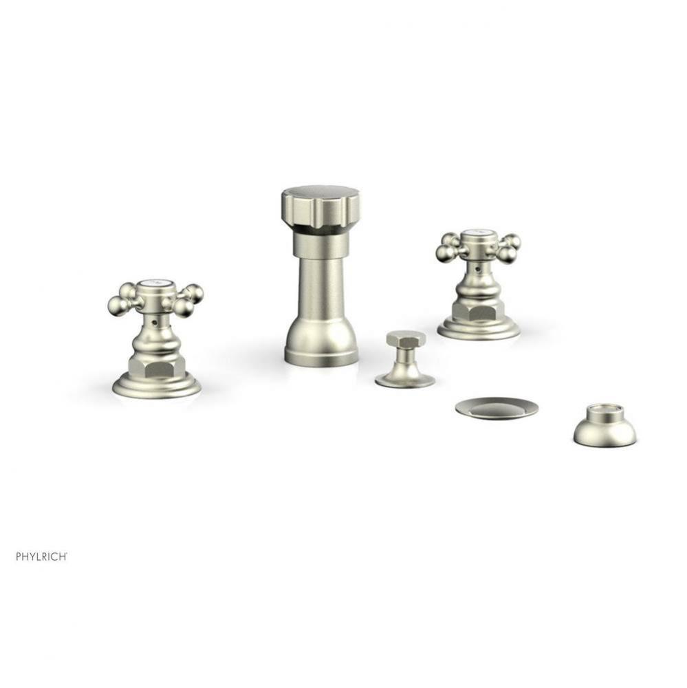 4 Hole Bidet, Cross Hdl