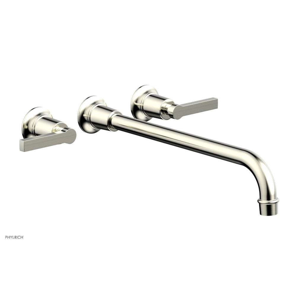 Wall Lav Set 14'' Spt Lever Hdl Hex Modern