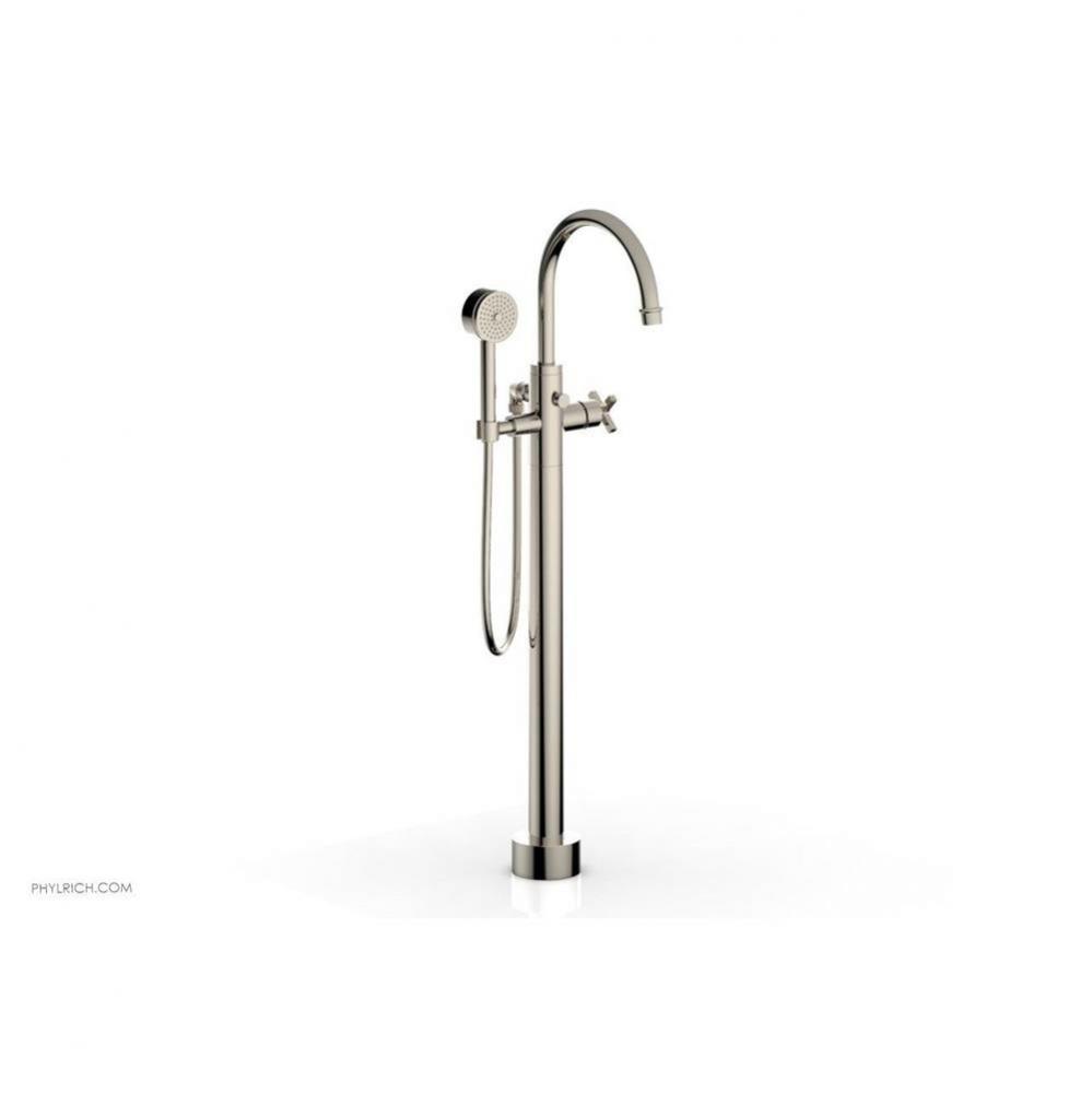 Floor Mount Tub Filler Cross Hdl