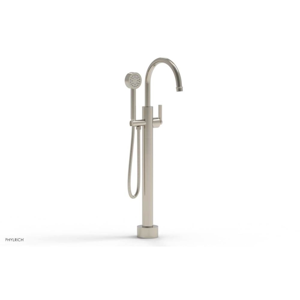 Floor Mounted Tub Filler Lever Hdl W/Handshwr-Short