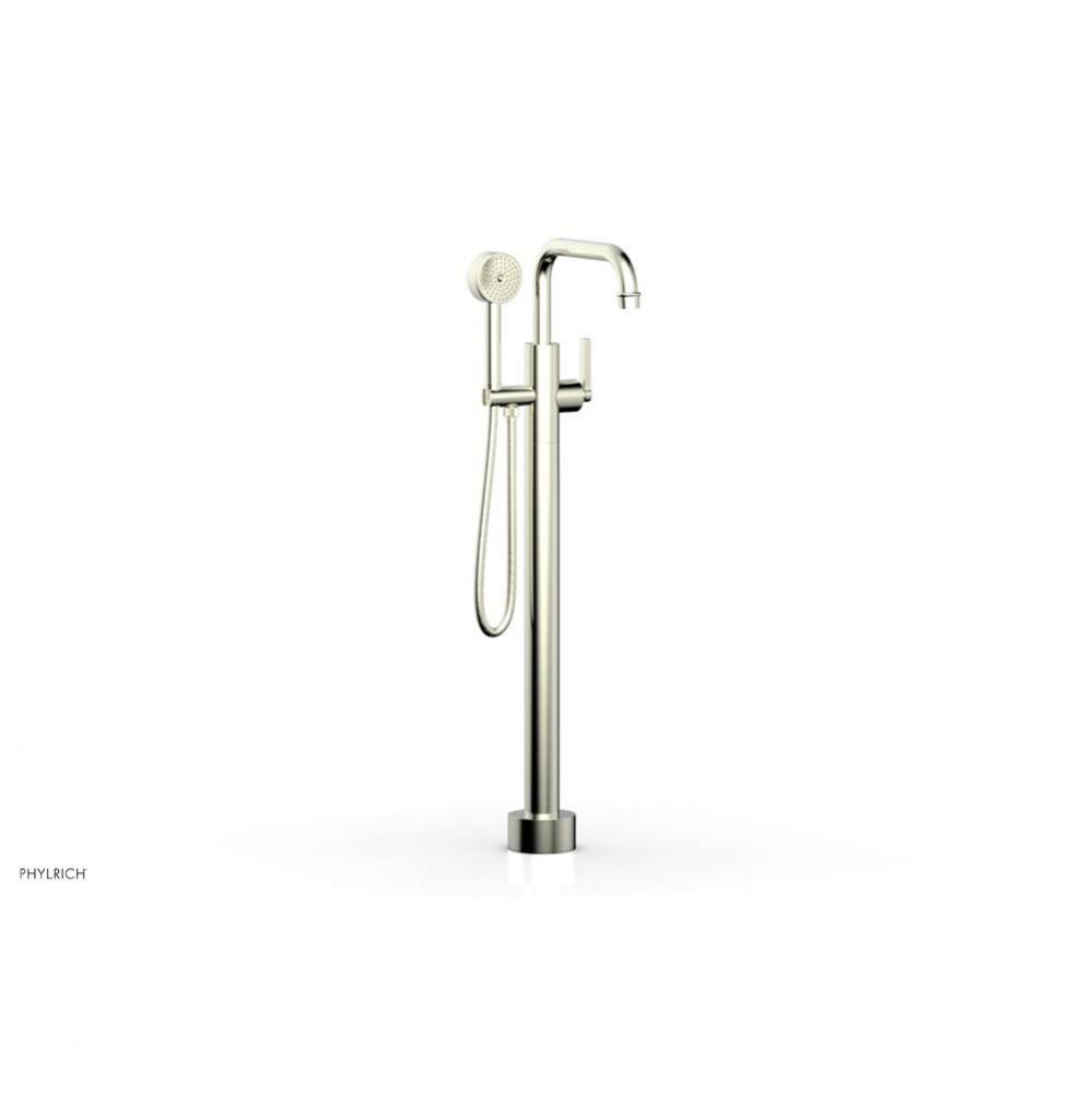 Floor Mount Tub Filler Lever Hdl, Flat Spout