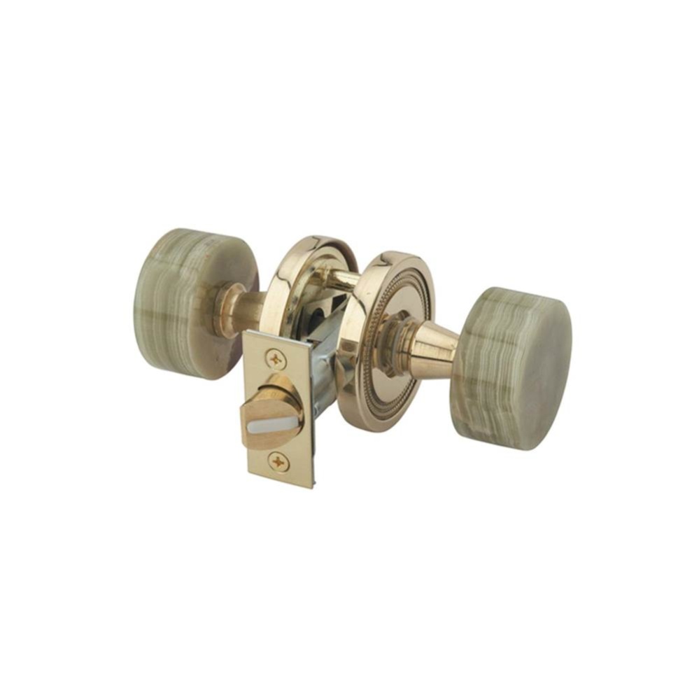 Grn Onyx Door Knob Pass Set