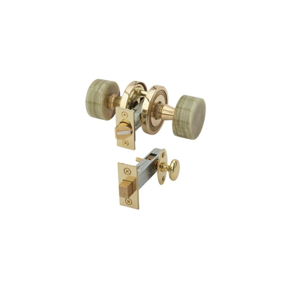 Grn Onyx Door Knob W Priv Bolt