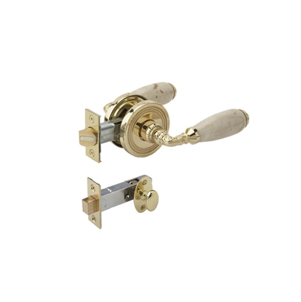 Beig Mrbl Door Lev W Priv Bolt