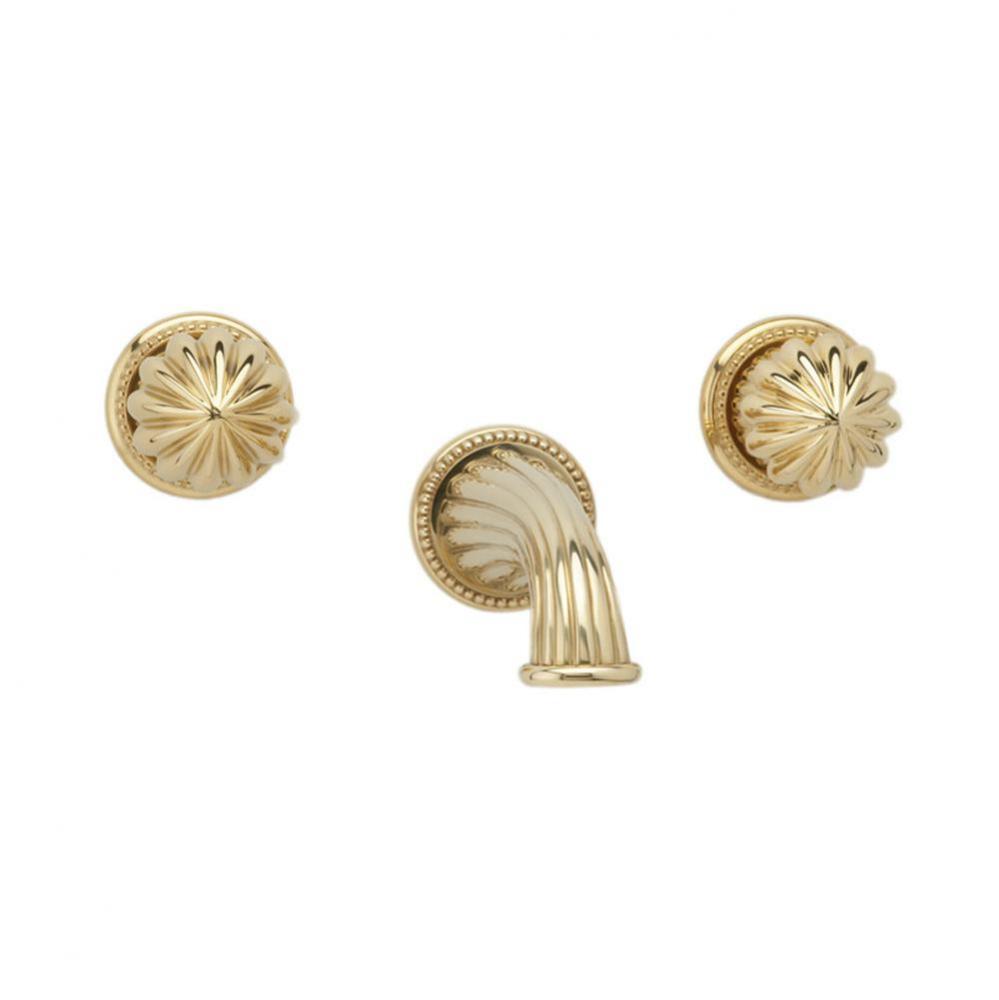 GEORGIAN & BARCELONA Wall Tub Set - Round Handles K1361