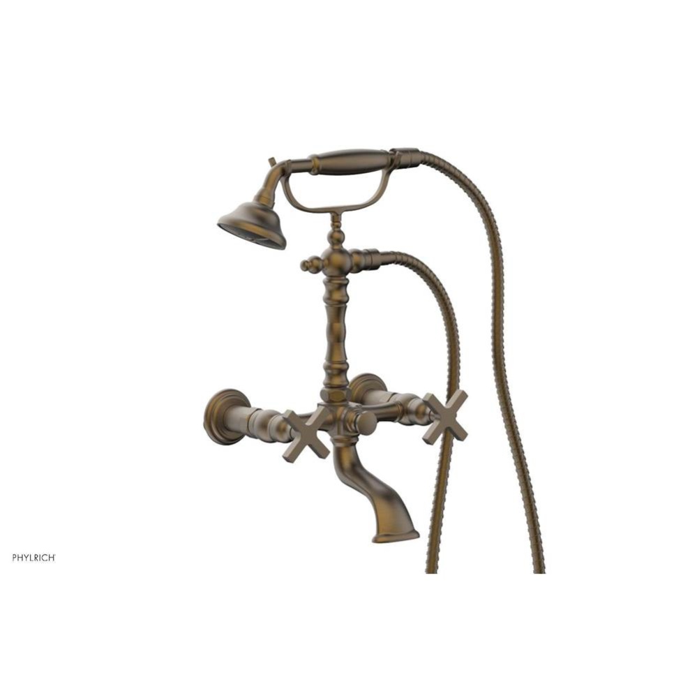 Hex Modern Handle On Exposed Tub & Hs Set