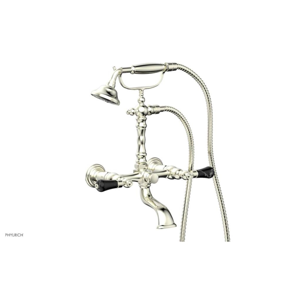 Regent Versailles Black  Onyx Lever Handle On   Exposed Tub & Shower