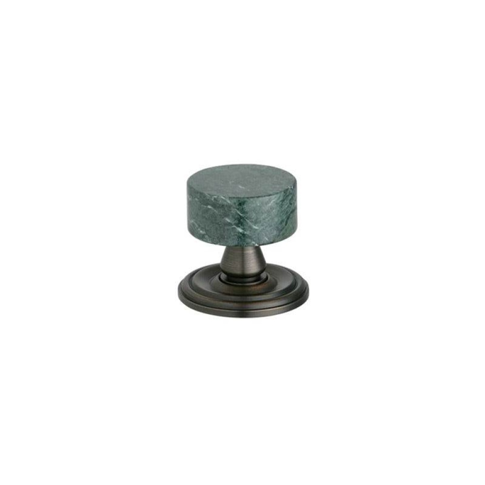 Cab Knob, Green Marble