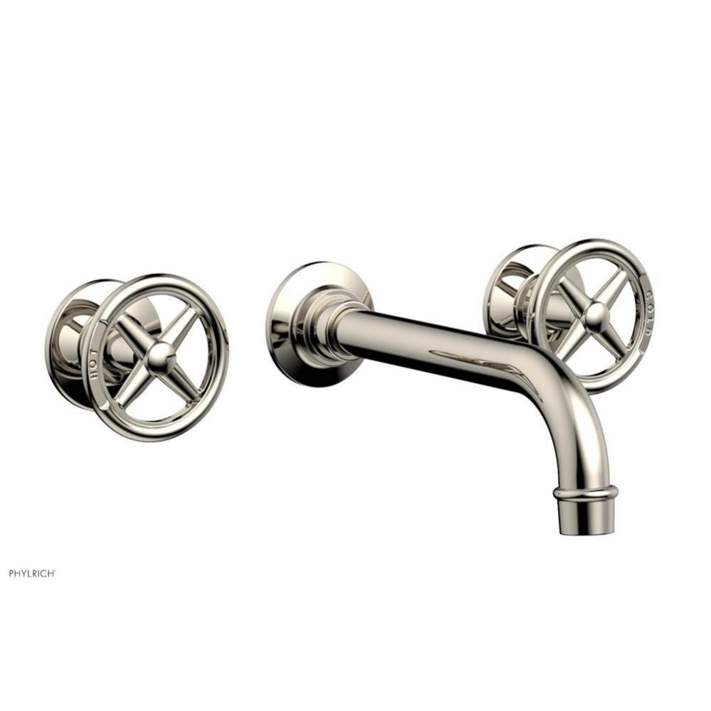 Wall Tub Set Works, Cross Handle