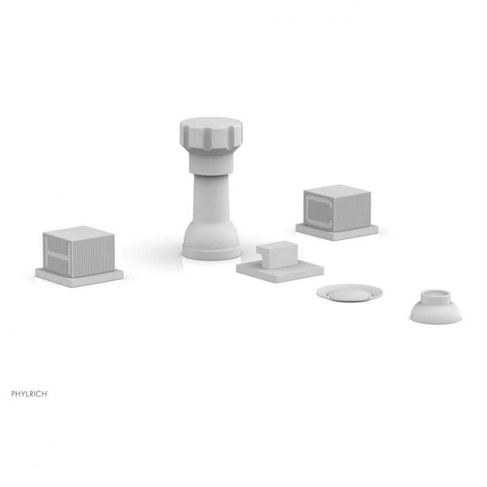 4 Hole Bidet Set, Cube