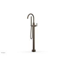 Phylrich 120-45-01/008 - Floor Mounted Tub Filler Lever Hdl W/Handshwr-Tall