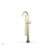 Phylrich 120-45-03/004 - Floor Mounted Tub Filler Lever Hdl W/Handshwr-Short