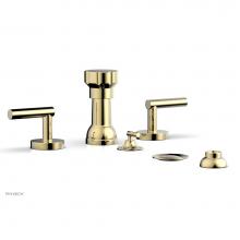 Phylrich 120-61/03U - Four Hole Bidet Set Lever Handle