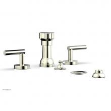Phylrich 120-61/015 - Four Hole Bidet Set Lever Handle