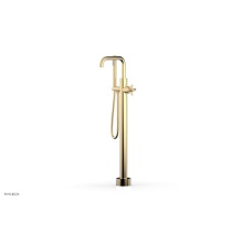Phylrich D131-45-01/004 - Floor Mounted Tub Filler Cross Tubular W/Handshwr-Tall