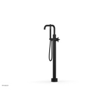 Phylrich D131-45-01/040 - Floor Mounted Tub Filler Cross Tubular W/Handshwr-Tall
