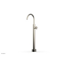 Phylrich D132-44-04/014 - Floor Mounted Tub Filler Cross Blade-Short