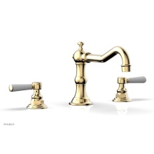 Phylrich 161-41/004X050 - Henri Deck Tub  Set Satin White Handles