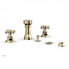 Phylrich 161-60/03U - Four Hole Bidet Set