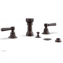 Phylrich 161-61/05W - Four Hole Bidet Set