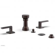 Phylrich 181-61/05W - Four Hole Bidet Set Radi, Lever Handle