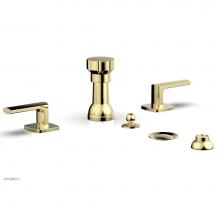Phylrich 181-61/003 - Four Hole Bidet Set Radi, Lever Handle