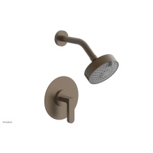 Phylrich 183-22/008 - Pb Shwr Kit Rond, Lever Handle
