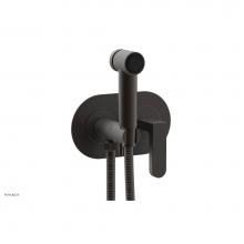 Phylrich 183-65/10B - Wall Mounted Bidet Set Rond, Lever Hdl