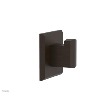 Phylrich 184-76/11B - Antique Bronze Diama Single-Post Robe Hook