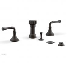 Phylrich 207-60/10B - BEADED Four Hole Bidet Set 207-60