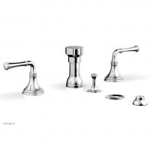 Phylrich 207-60/004 - BEADED Four Hole Bidet Set 207-60