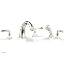 Phylrich 208-48/003 - COINED Deck Tub Set with Hand Shower - Lever Handles 208-48