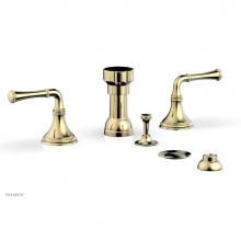 Phylrich 208-60/03U - COINED Four Hole Bidet Set 208-60
