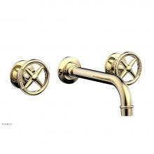 Phylrich 220-11/03U - Wall Lav Faucet Works, Cross Handles