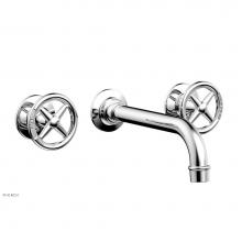 Phylrich 220-11/026 - Wall Lav Faucet Works, Cross Handles