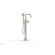 Phylrich 220-46-03/15B - Floor Mounted Tub Filler Cross Hdl W/Handshwr-Short