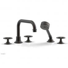 Phylrich 220-48/11B - Deck Tub Set Works W/ Hs, Cross Handle