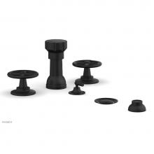Phylrich 220-60/040 - Four Hole Bidet Set Works, Cross Handle