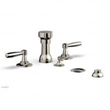 Phylrich 220-61/014 - Four Hole Bidet Set Works, Lever Handle